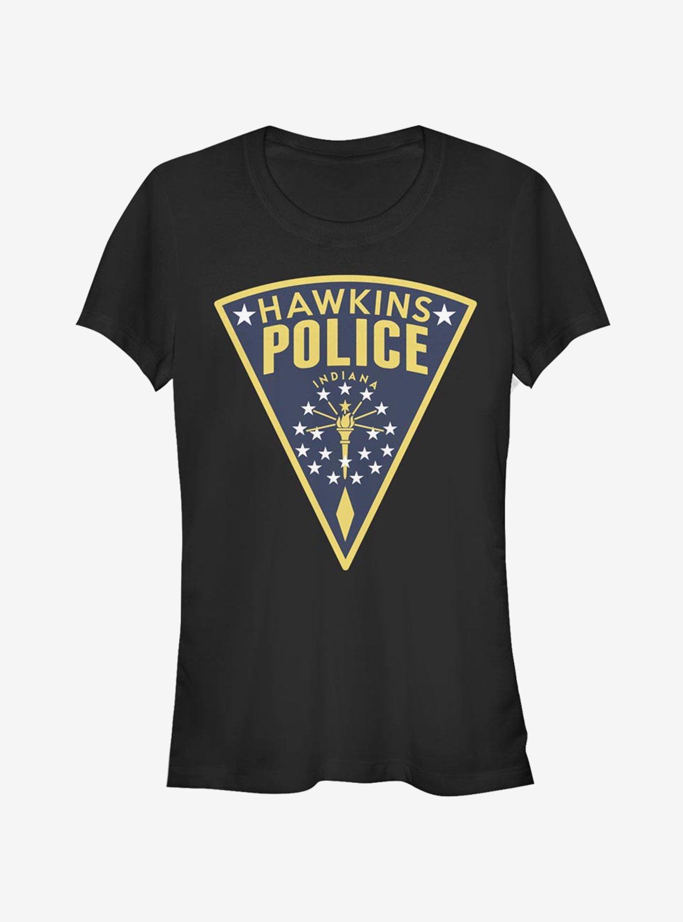 Stranger Things Hawkins Police Seal Girls T-Shirt, , hi-res