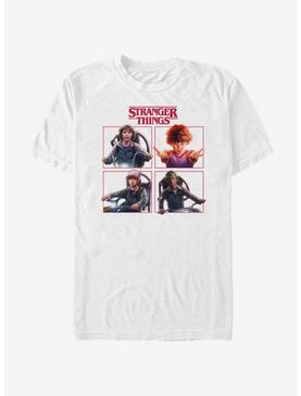 Stranger Things Cast Box Up T-Shirt, WHITE, hi-res