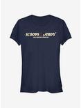 Stranger Things Scoops Ahoy Girls T-Shirt, NAVY, hi-res