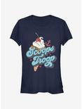Stranger Things Scoops Troop Ice Cream Girls T-Shirt, NAVY, hi-res