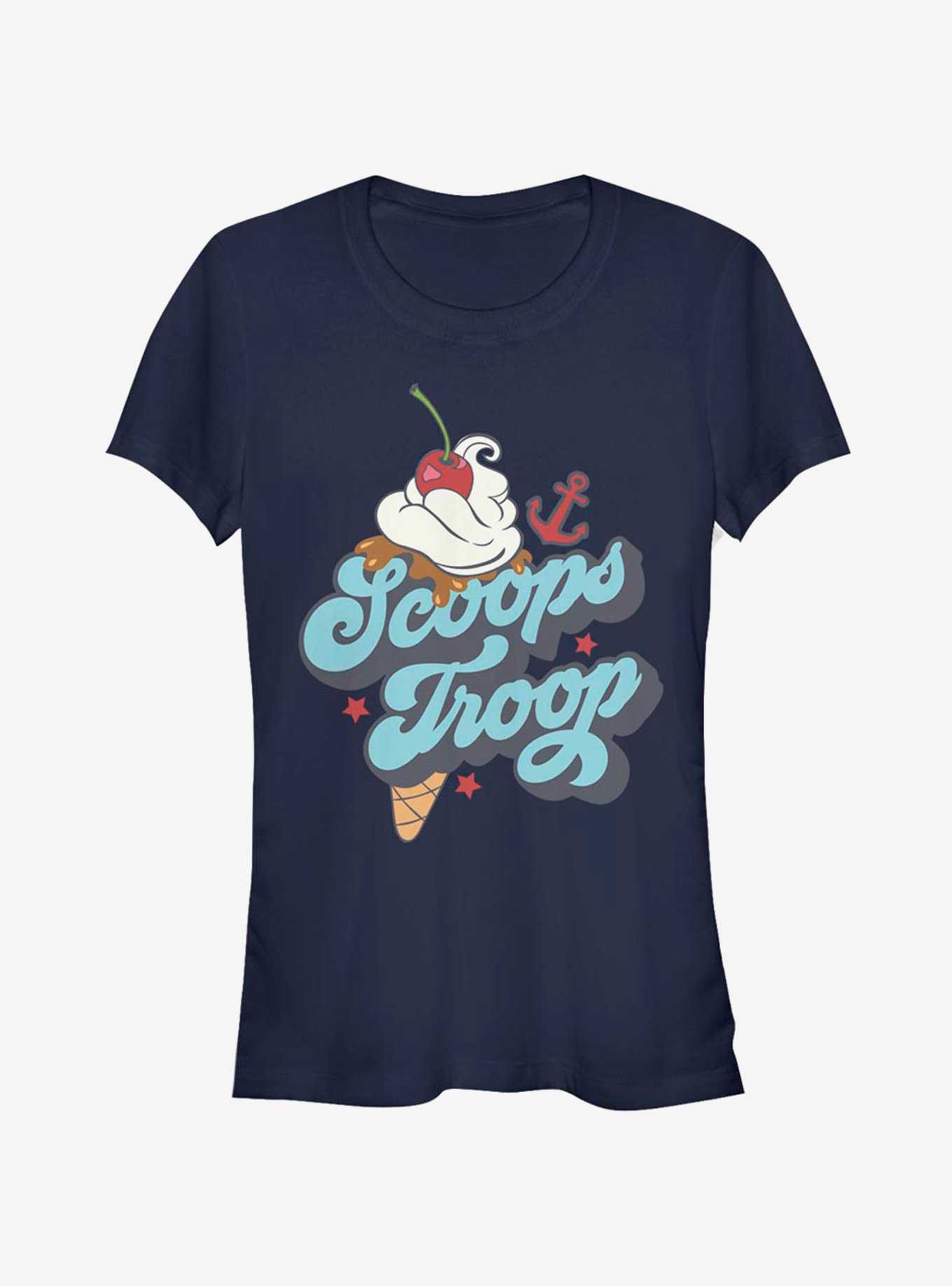 Stranger Things Scoops Troop Ice Cream Girls T-Shirt, , hi-res