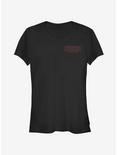 Stranger Things Stranger Red Outline Pocket Girls T-Shirt, BLACK, hi-res