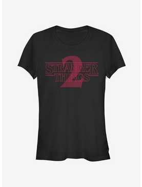 Stranger Things Stranger Two Opacity Logo Girls T-Shirt, , hi-res