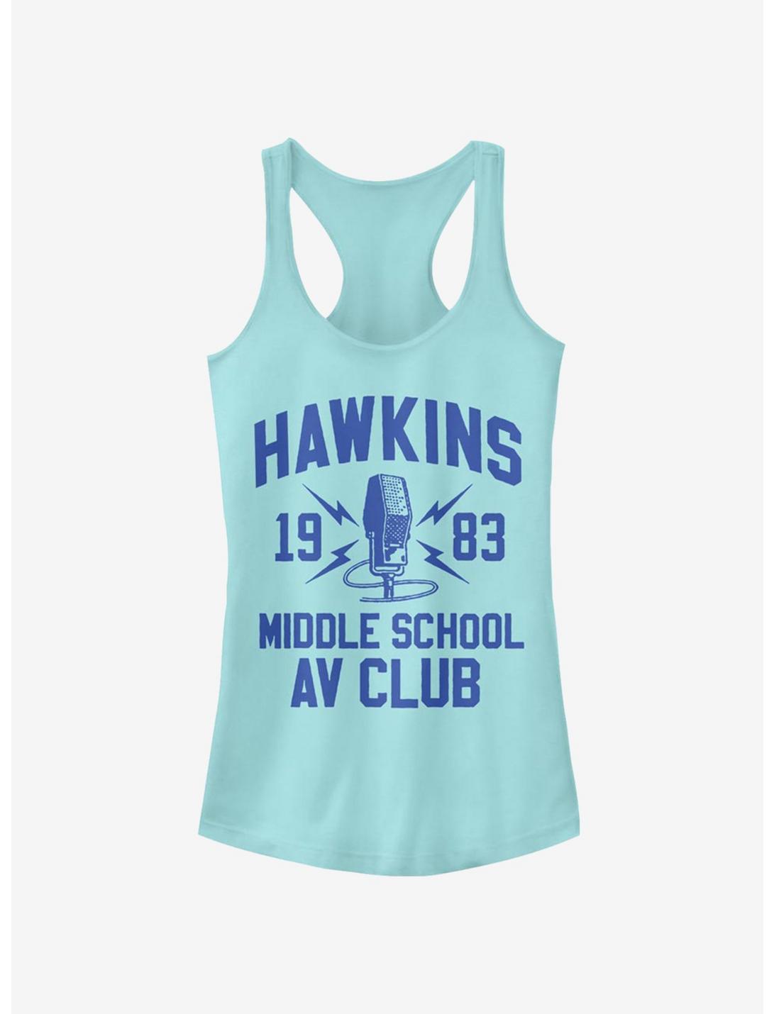 Stranger Things Hawkins A.V. Club Girls Tank, CANCUN, hi-res