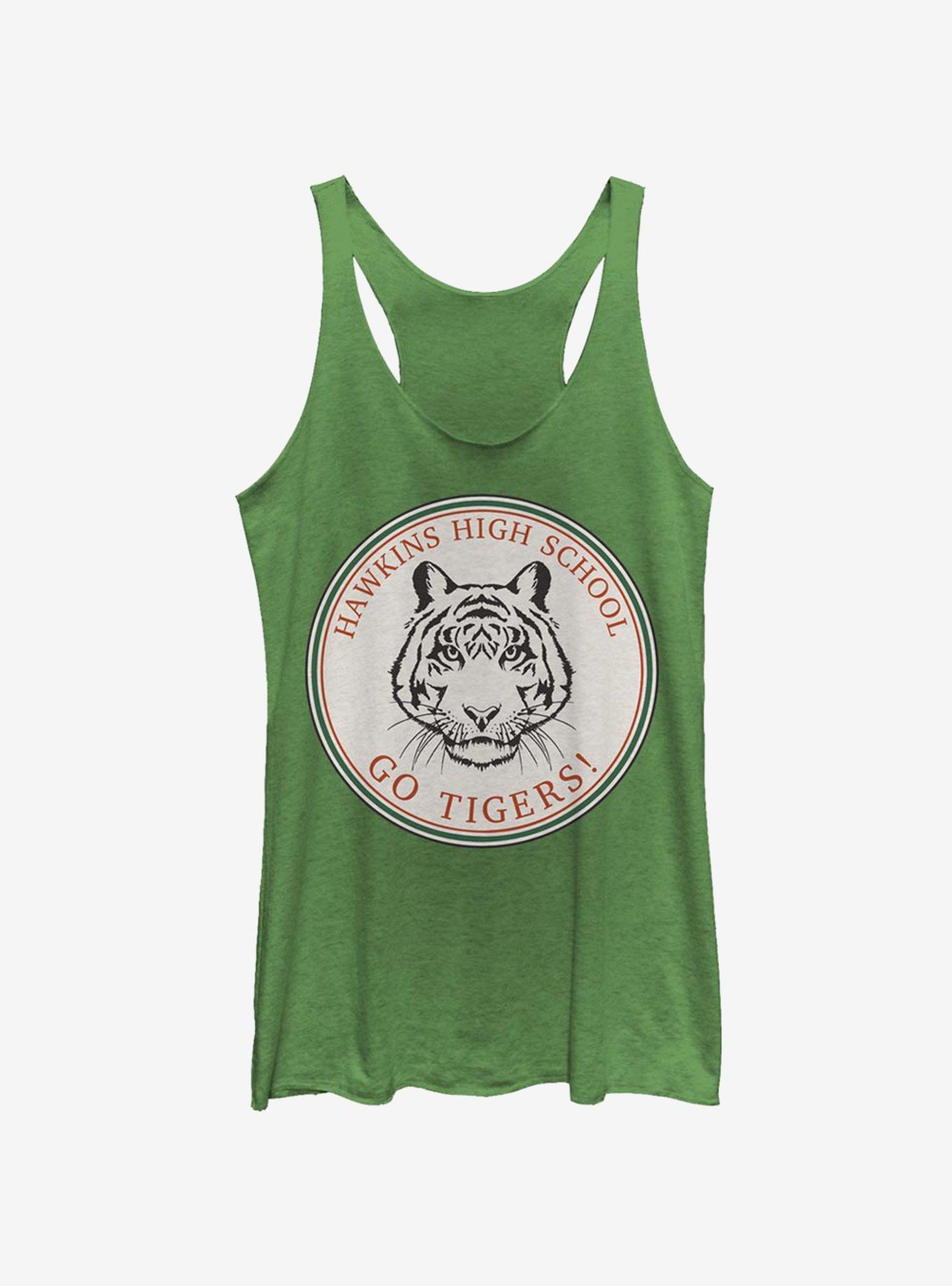 Stranger Things Hawkins Go Tigers Girls Tank, ENVY, hi-res