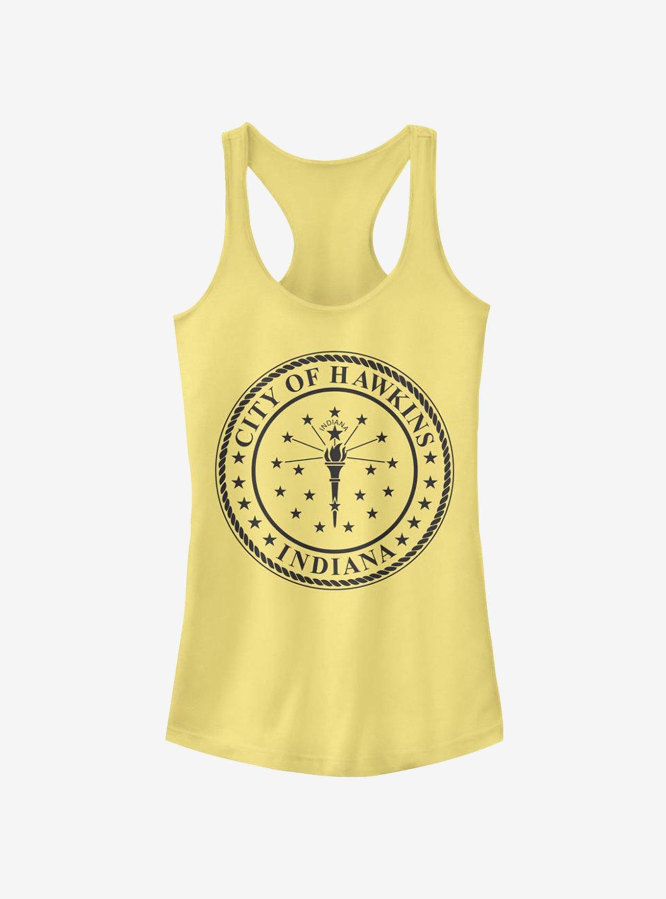 Stranger Things Hawkins City Seal Girls Tank, , hi-res