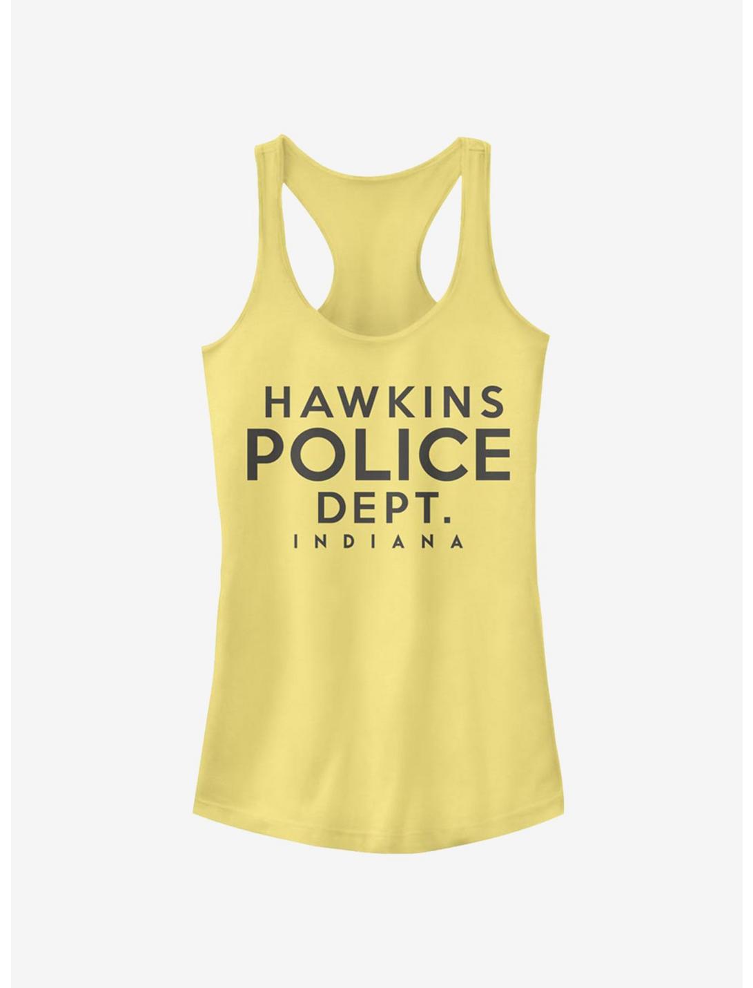 Stranger Things Hawkins Police Department Girls Tank, BANANA, hi-res
