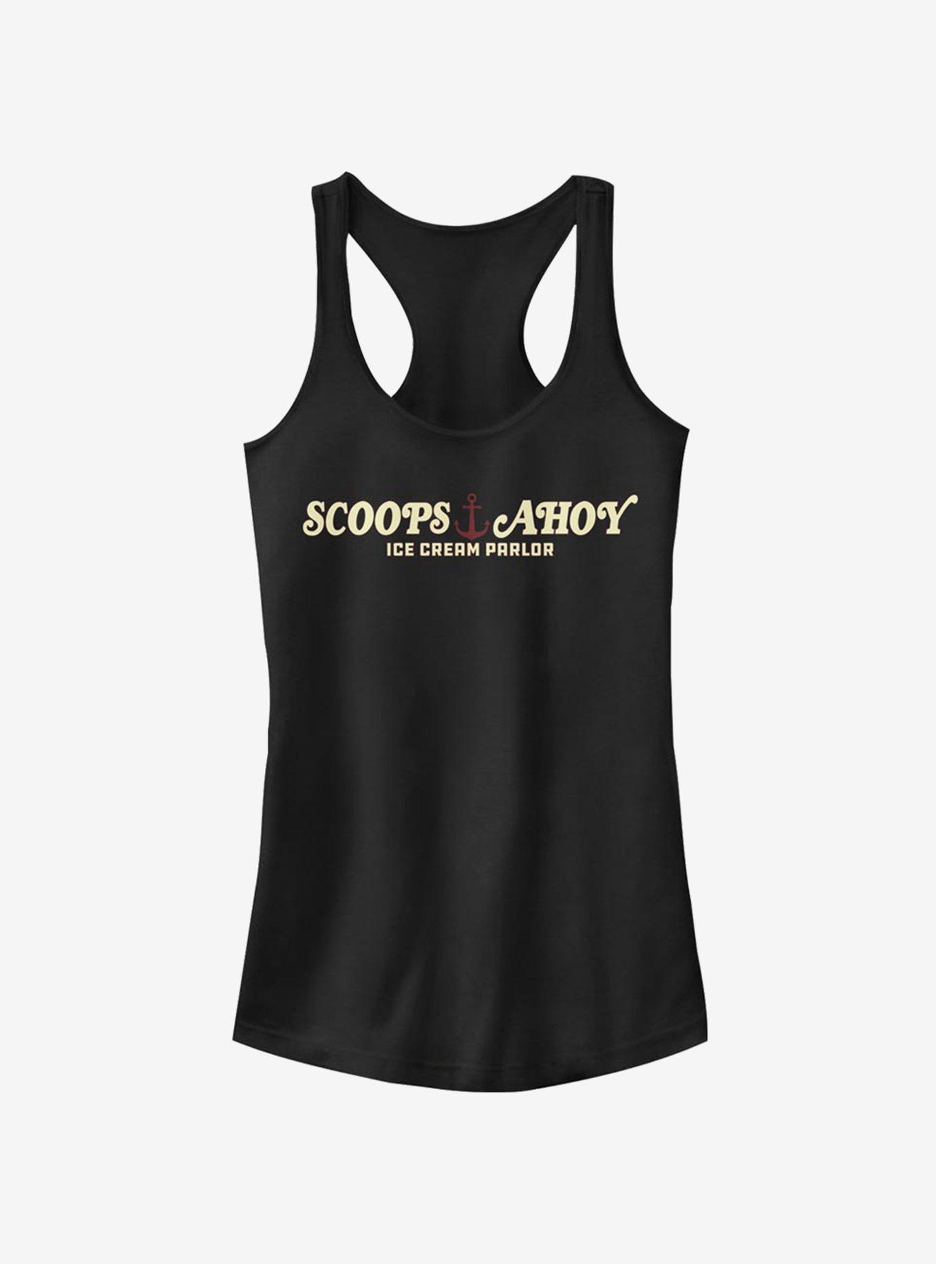 Stranger Things Scoops Ahoy Girls Tank, BLACK, hi-res