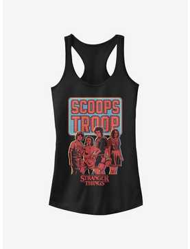 Stranger Things Scoops Troop In Red Girls Tank Top, , hi-res
