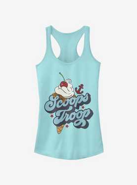 Stranger Things Scoops Troop Ice Cream Girls Tank Top, , hi-res