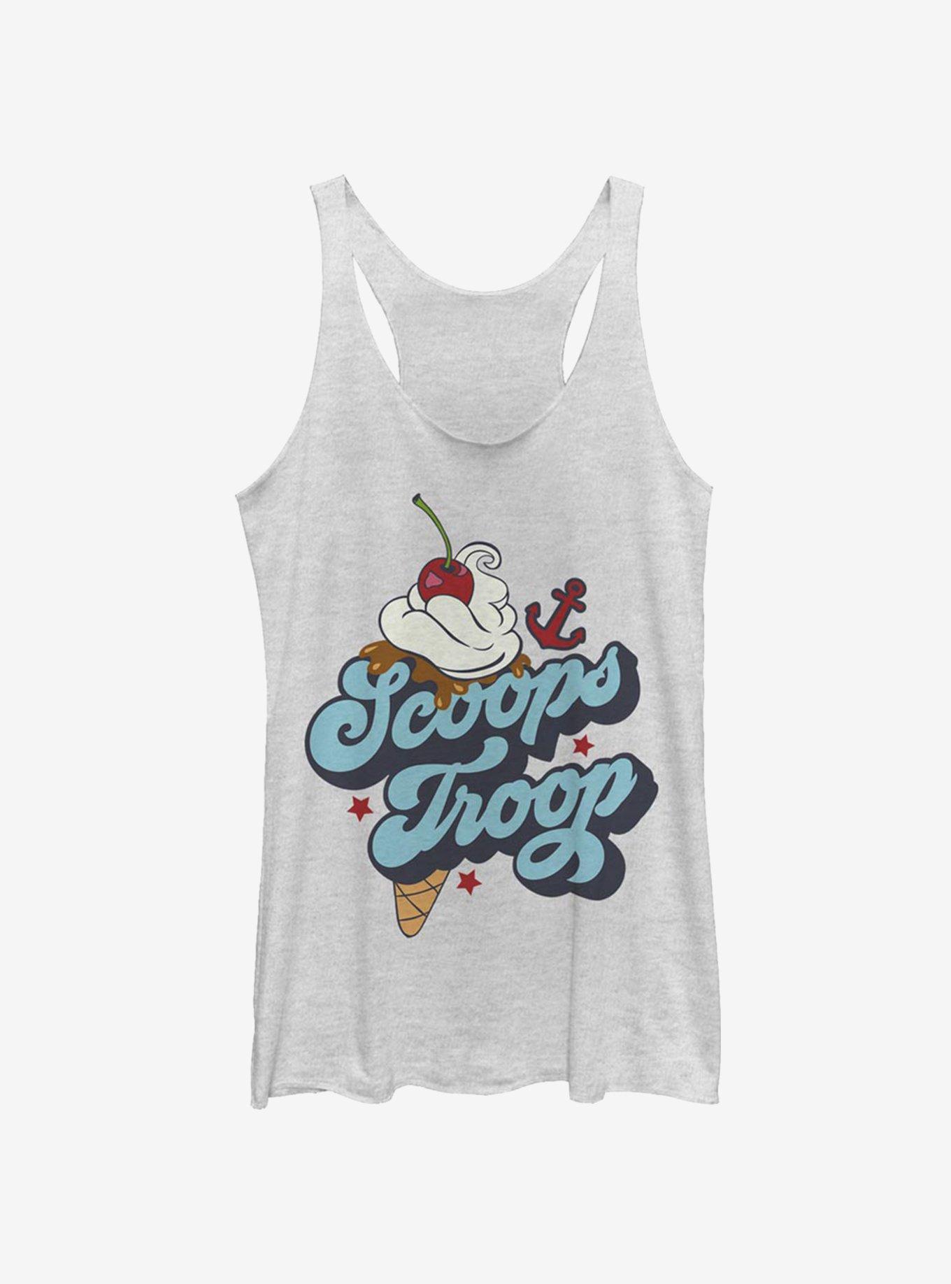 Stranger Things Scoops Troop Ice Cream Girls Tank Top, , hi-res
