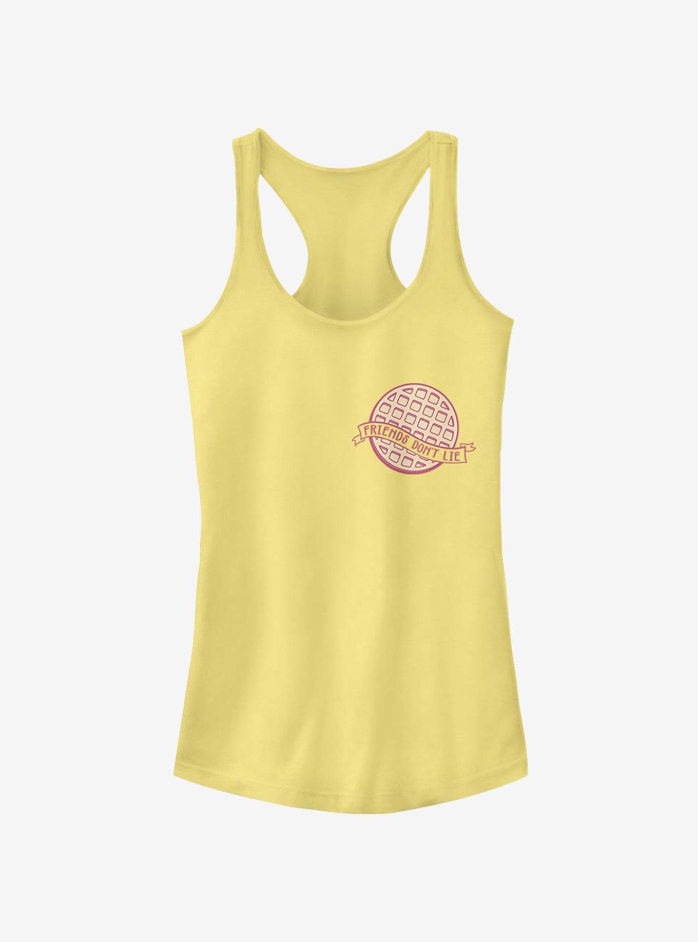 Stranger Things Waffle Pocket Girls Tank, BANANA, hi-res