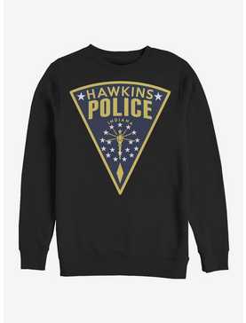 Stranger Things Hawkins Police Seal Crew Sweatshirt, , hi-res