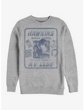 Stranger Things Mike Hawkins A.V. President Crew Sweatshirt, , hi-res