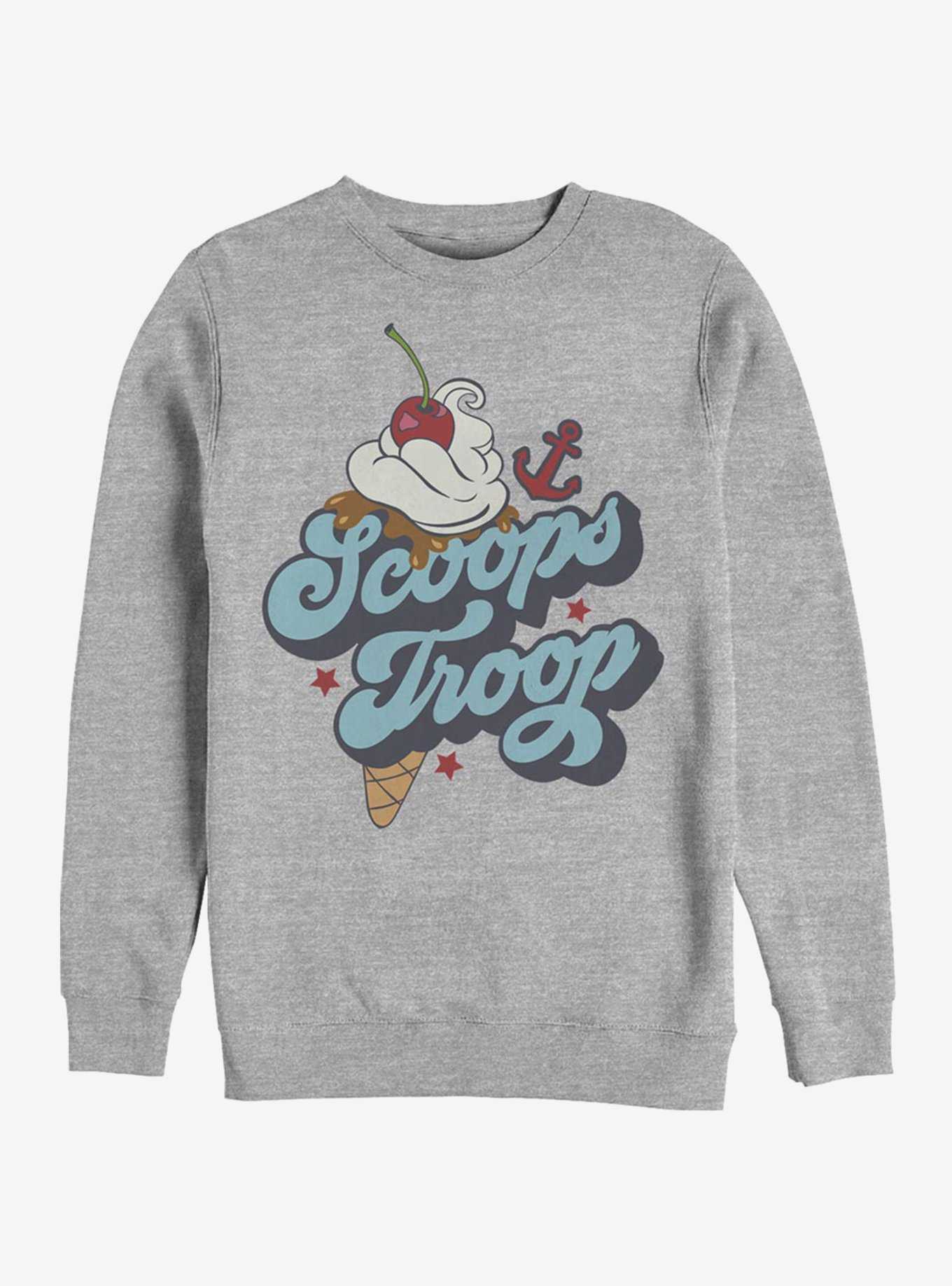 Stranger Things Scoops Troop Ice Cream Sweatshirt, , hi-res