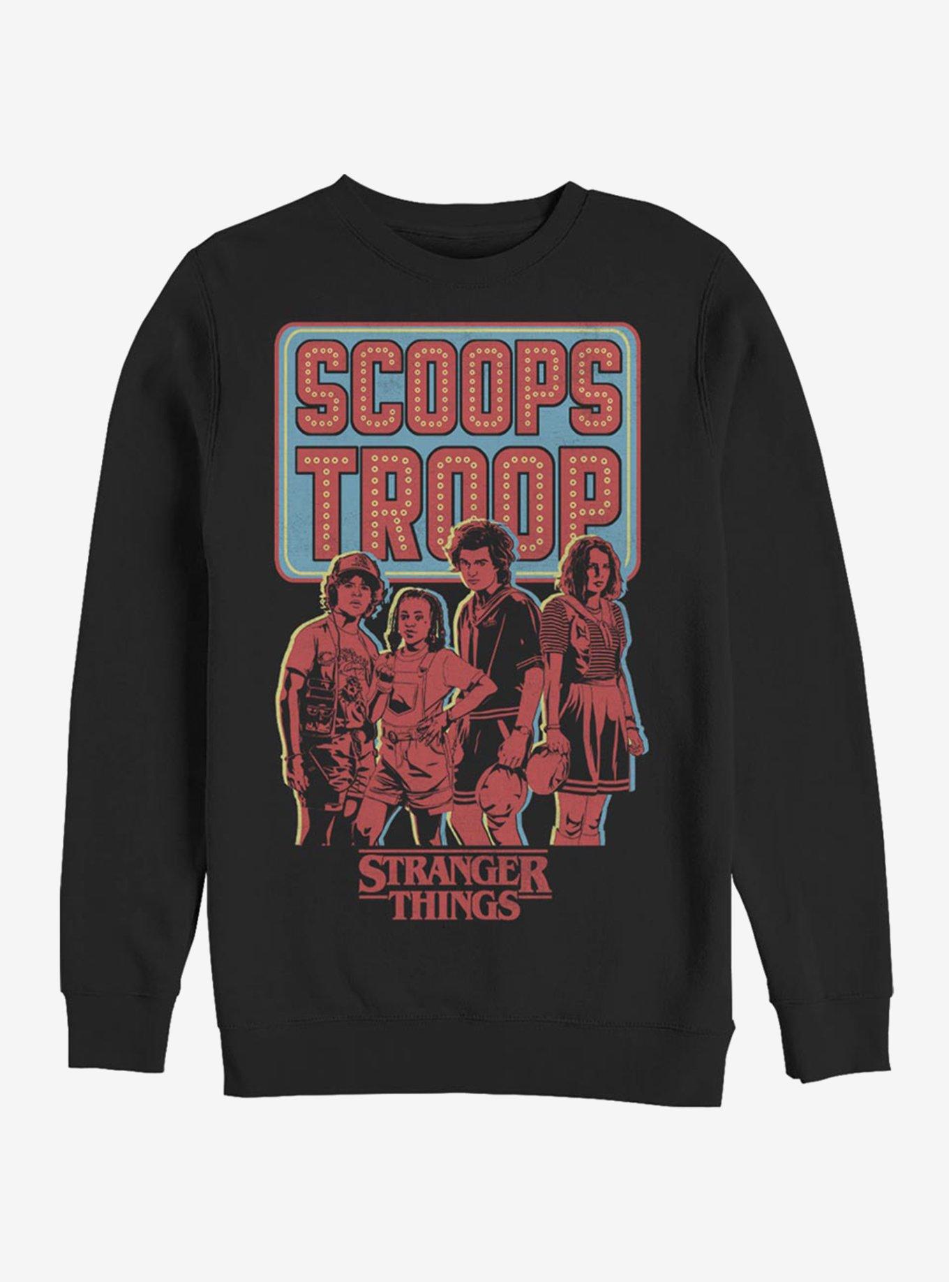 Stranger things red sales sweatshirt