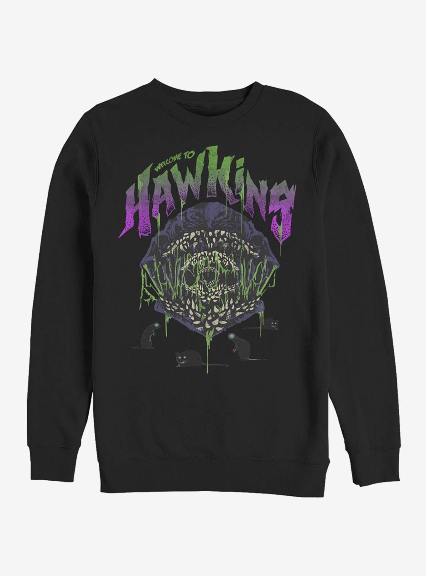 Stranger Things Welcome To Hawkins Crew Sweatshirt
