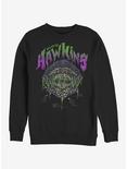 Stranger Things Welcome To Hawkins Crew Sweatshirt, BLACK, hi-res