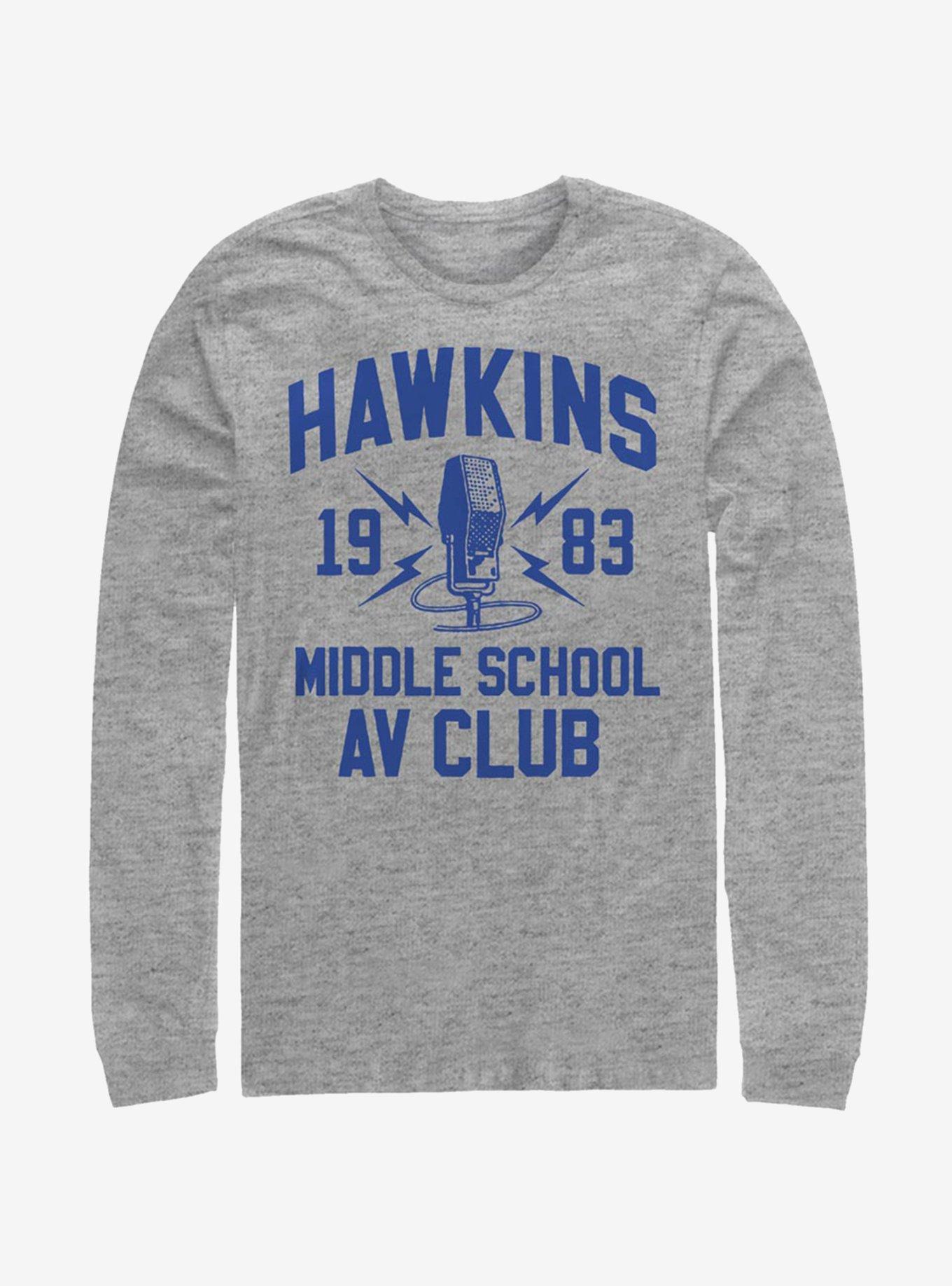 Stranger Things Hawkins A.V. Club Long-Sleeve T-Shirt