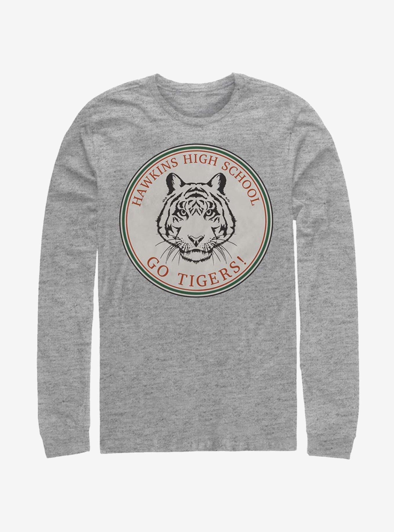 Stranger Things Hawkins Go Tigers Long-Sleeve T-Shirt, , hi-res