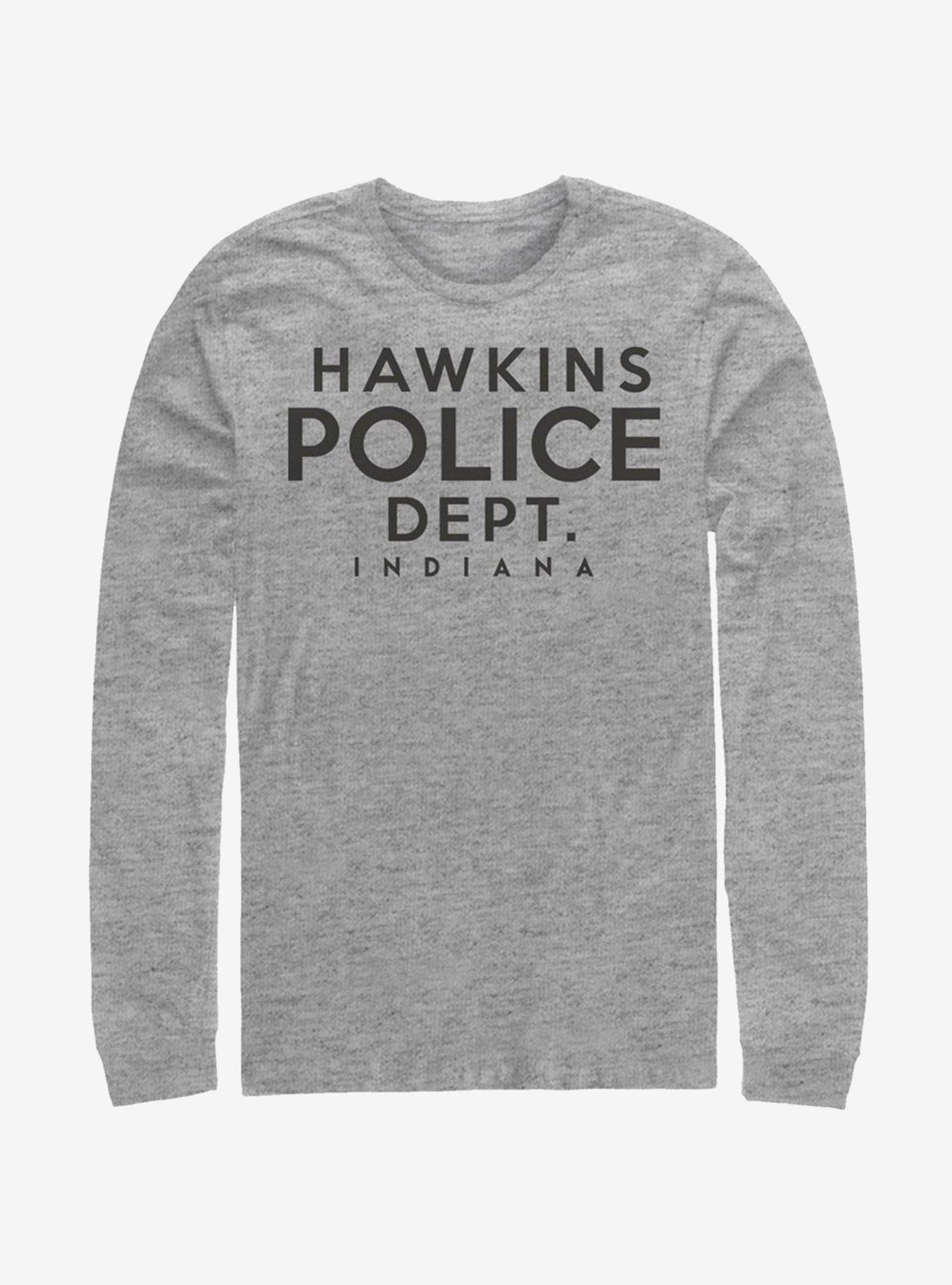 Stranger Things Hawkins Police Department Long-Sleeve T-Shirt, , hi-res
