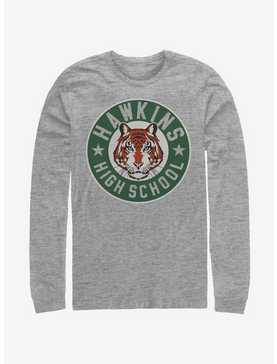 Stranger Things Hawkins High Tiger Emblem Long-Sleeve T-Shirt, , hi-res