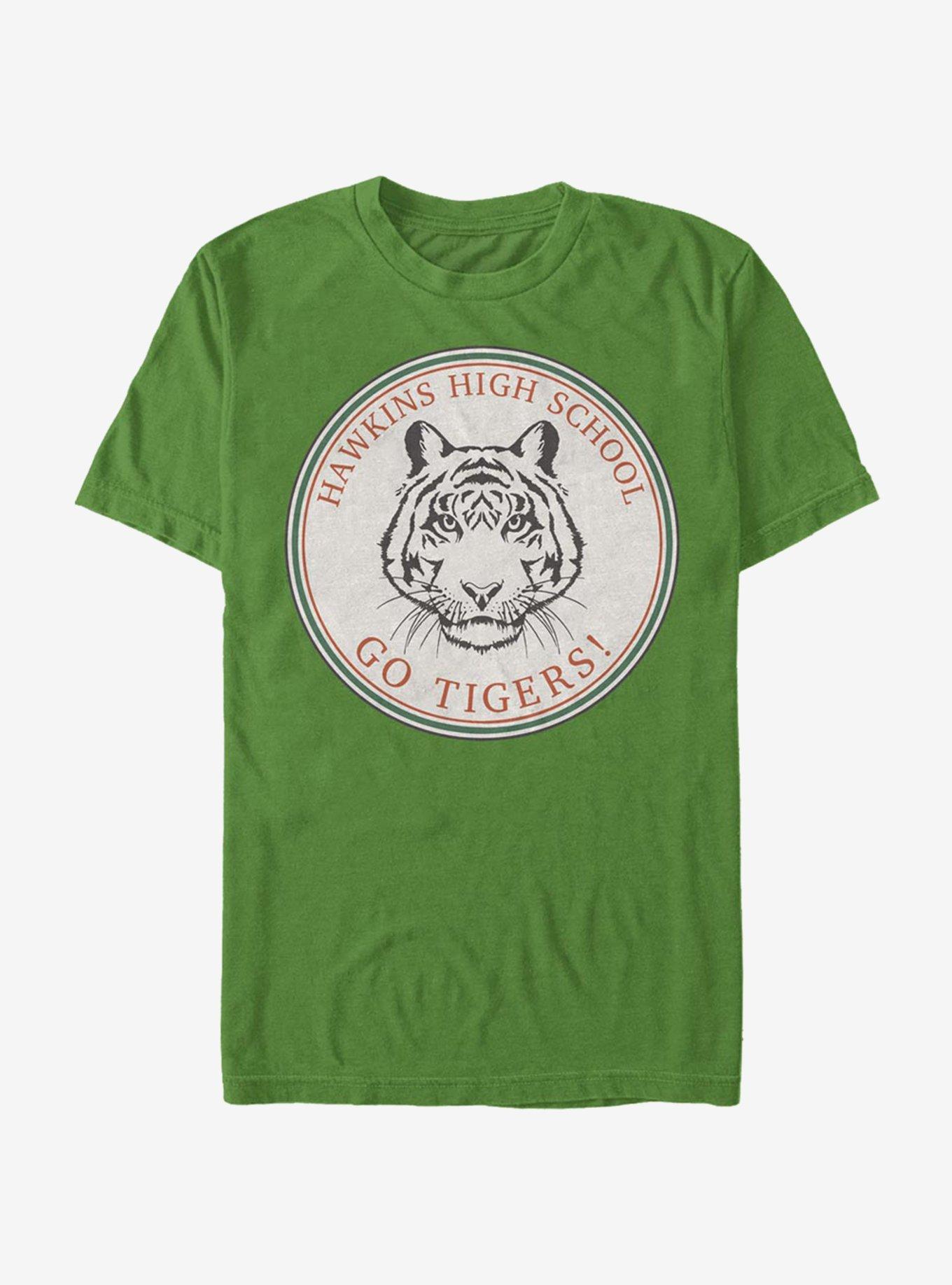 Stranger Things Hawkins Go Tigers T-Shirt, KELLY, hi-res