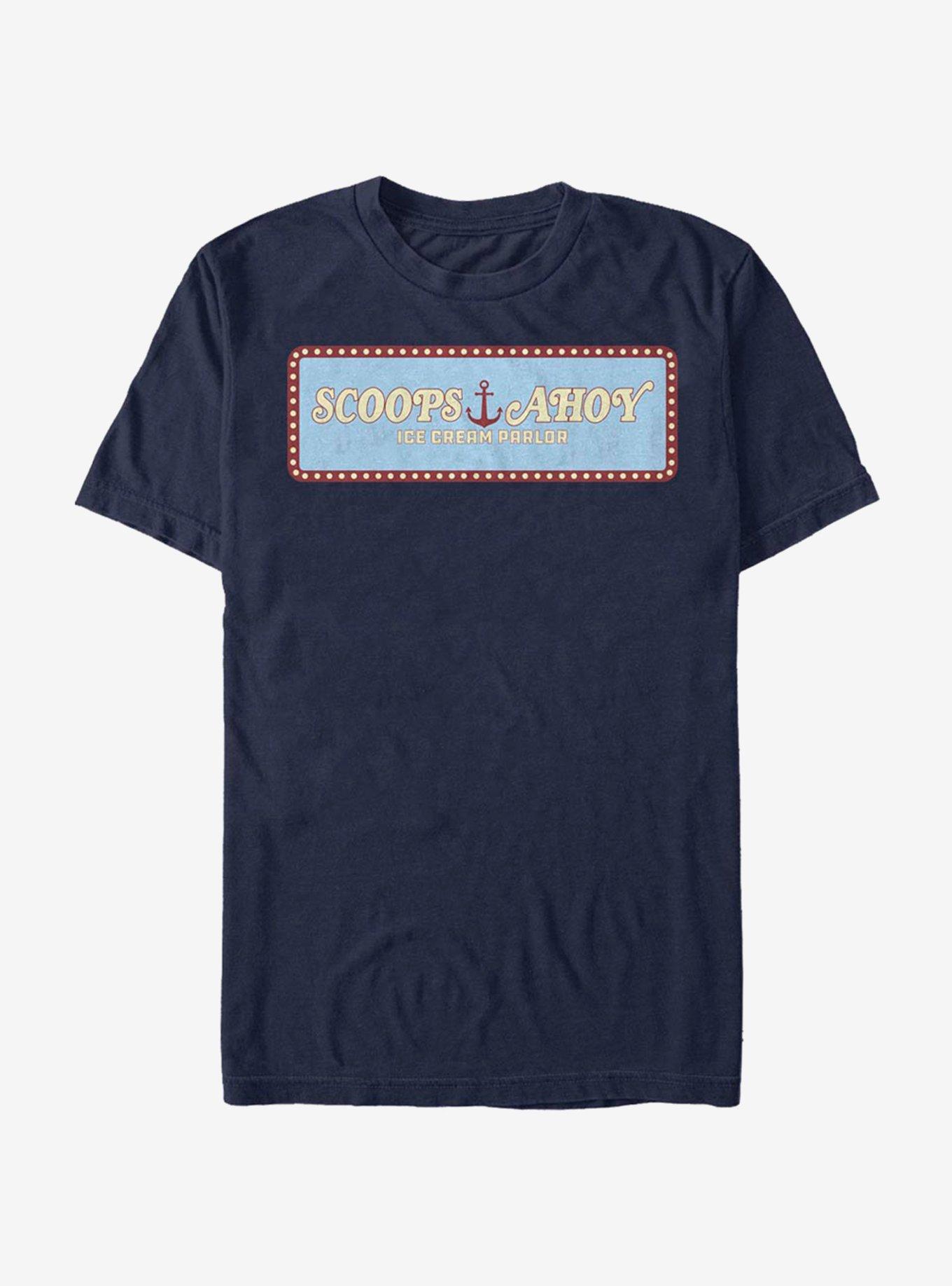 Stranger Things Scoops Ahoy Panel T-Shirt, , hi-res