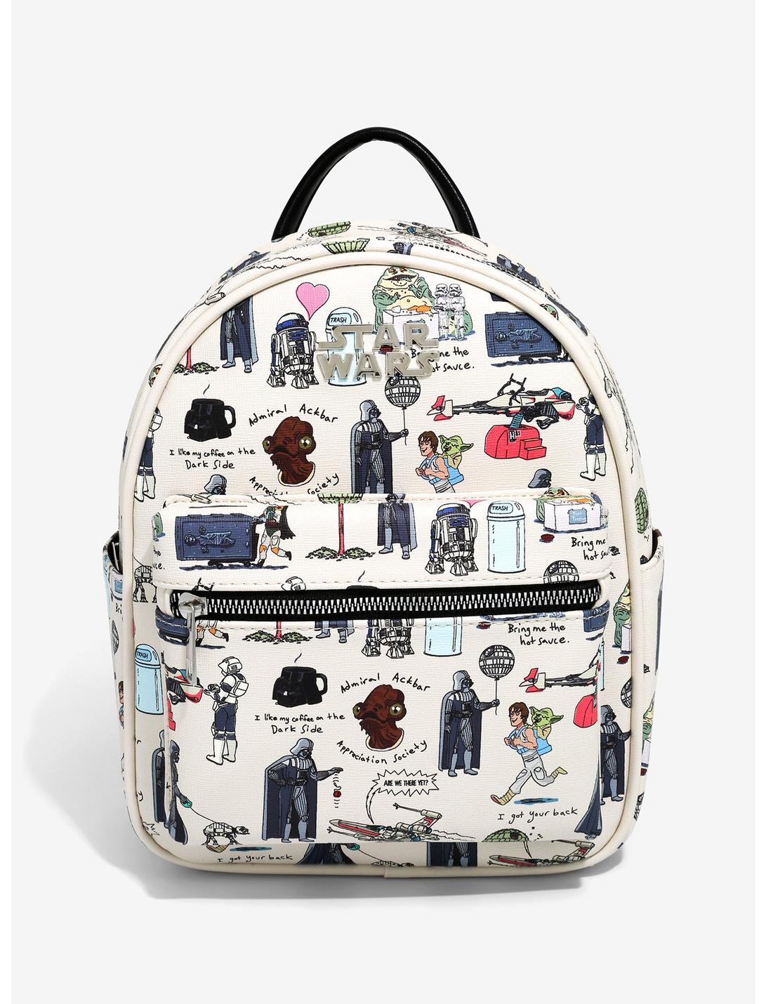 Star Wars Comedic Illustrations Mini Backpack - BoxLunch Exclusive, , hi-res