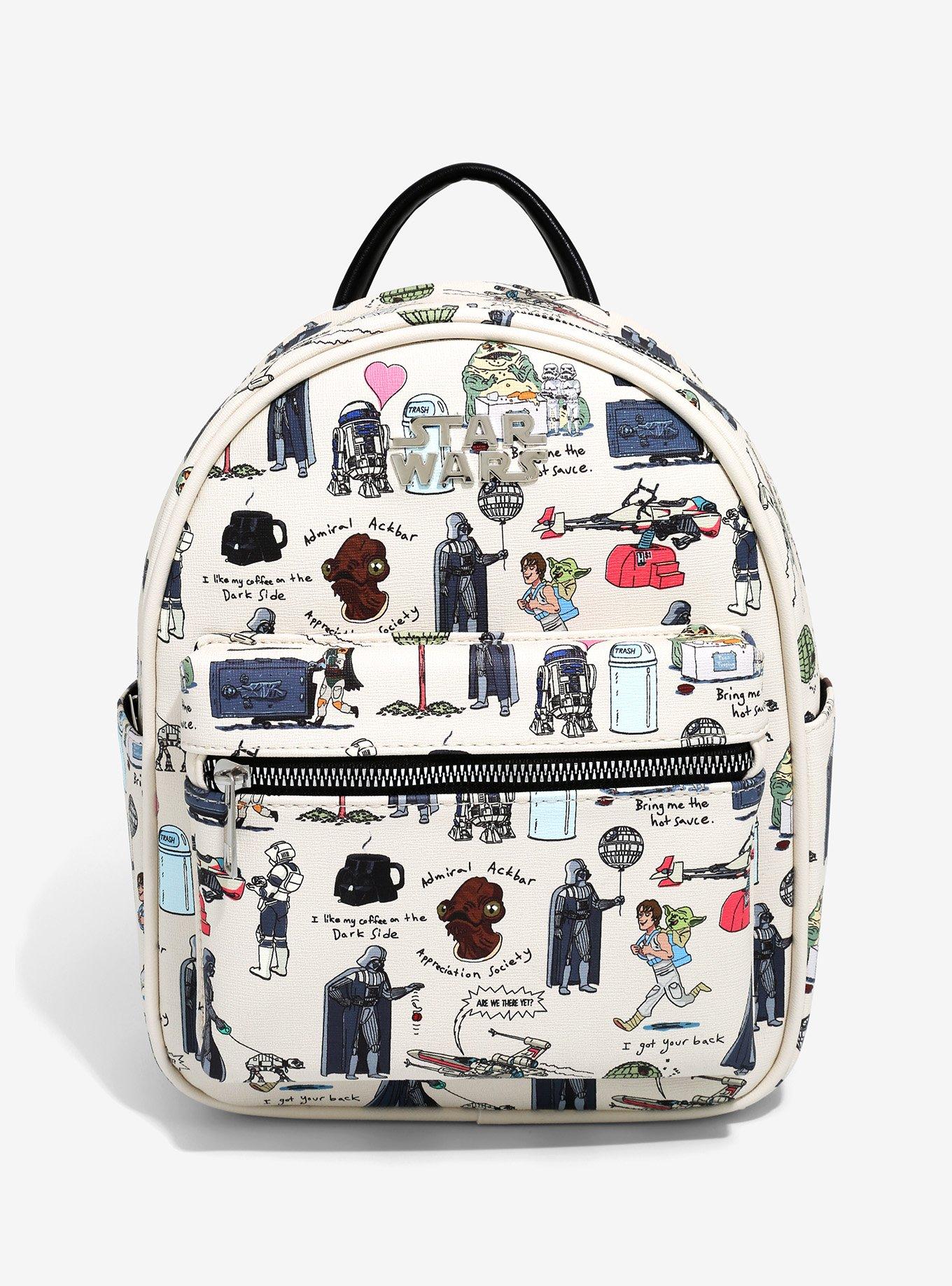 Star Wars Comedic Illustrations Mini Backpack - BoxLunch Exclusive, , hi-res