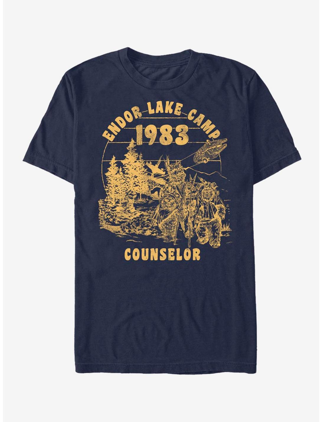 Star Wars Ewok Endor Camp Counselor T-Shirt, NAVY, hi-res