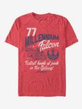 Star Wars Millenium Falcon Hunk of Junk T-Shirt, RED HTR, hi-res