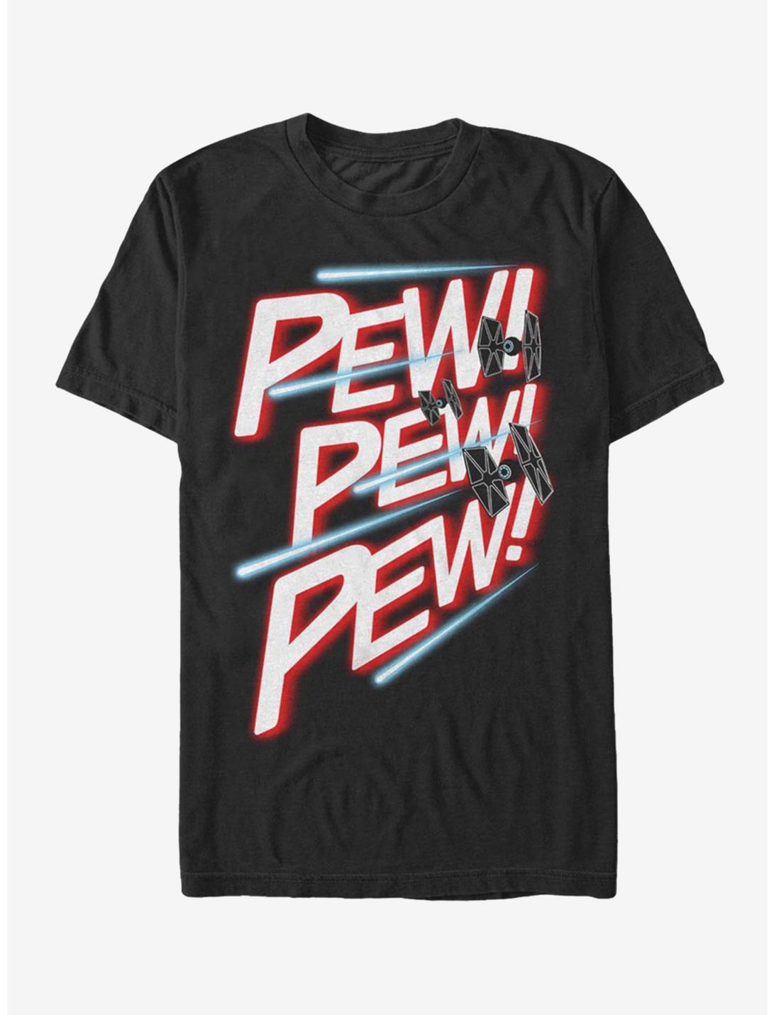 Star Wars TIE Fighter Pew Pew Pew T-Shirt, BLACK, hi-res