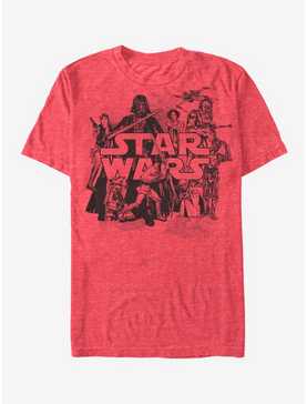 Star Wars Character Collage T-Shirt, , hi-res