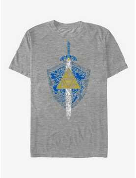 The Legend of Zelda Iconic Shield and Sword T-Shirt, , hi-res