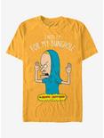 Beavis and Butt-Head Cornholio T.P. For My Bunghole T-Shirt, GOLD, hi-res