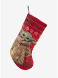 Star Wars The Mandalorian The Child Red Stocking, , hi-res