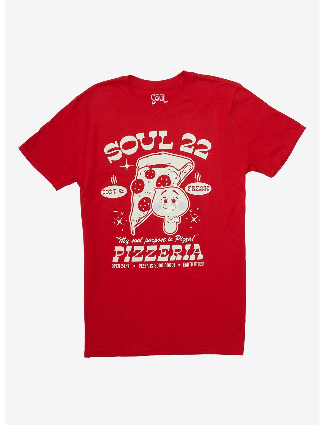 Disney Pixar Soul 22 Pizzeria T-Shirt, RED, hi-res