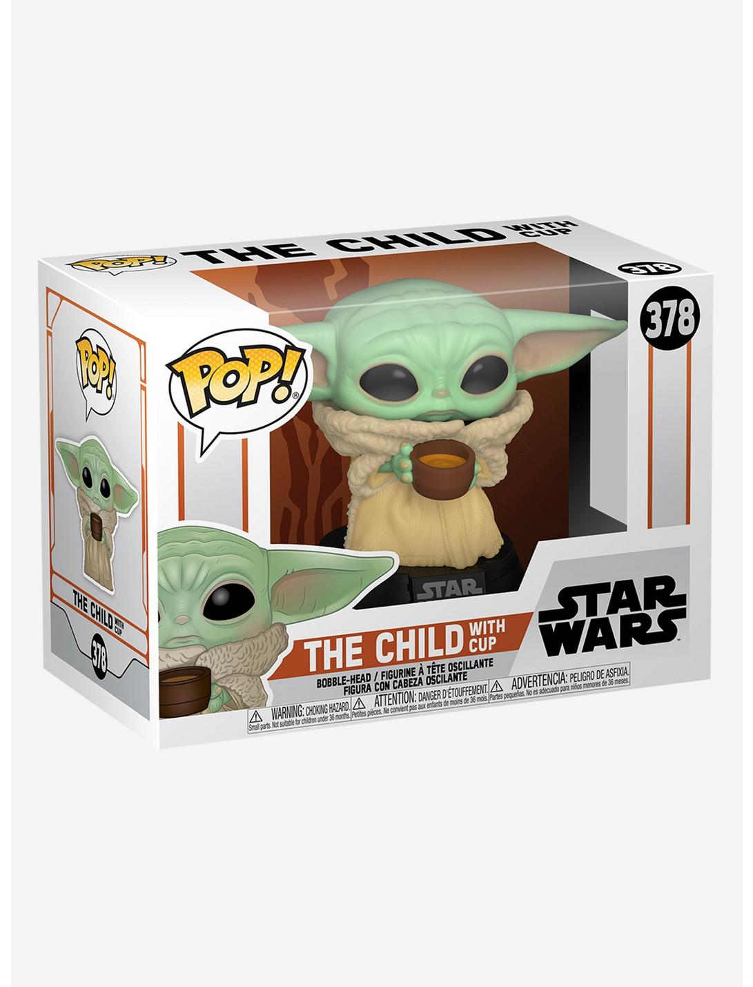 Funko Star Wars The Mandalorian Pop! The Child (With Cup) Vinyl Bobble-Head, , hi-res