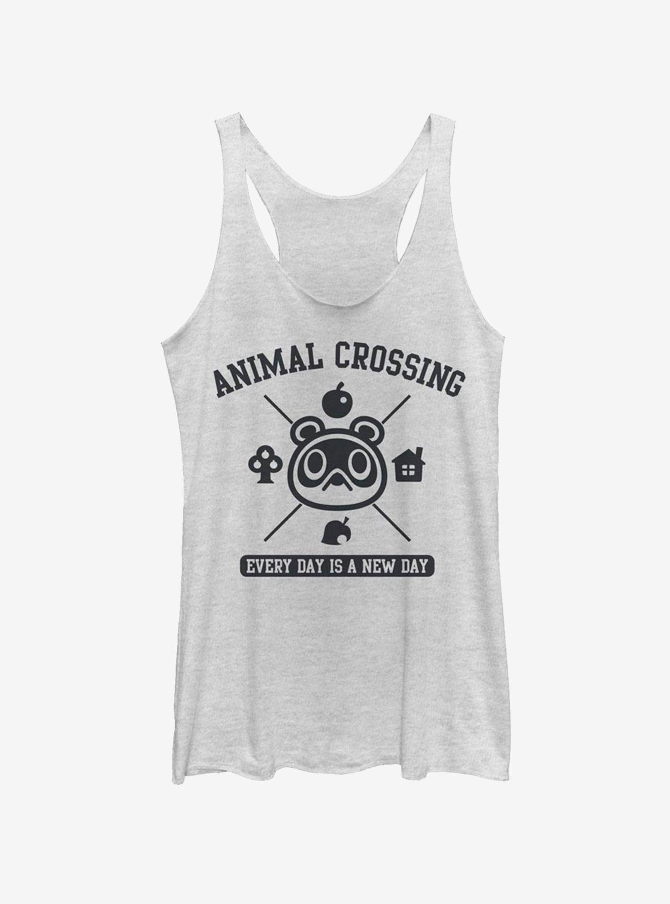 Animal Crossing Every Day Girls Tank, WHITE HTR, hi-res