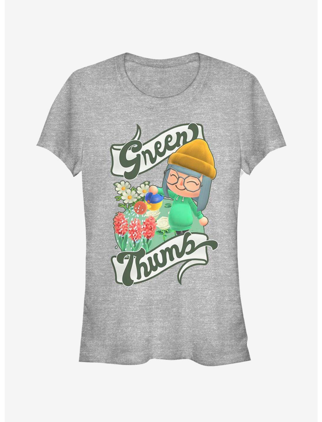 Animal Crossing Green Thumb Girls T-Shirt, ATH HTR, hi-res