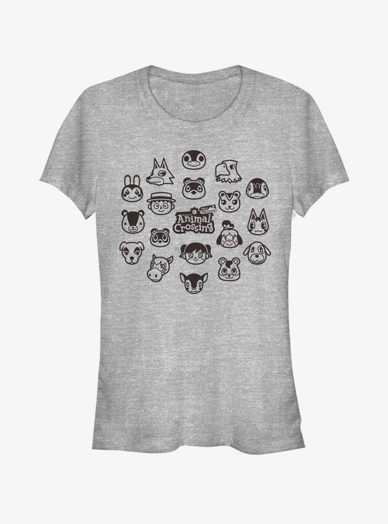 Animal Crossing New Horizons Group Girls T-Shirt, , hi-res