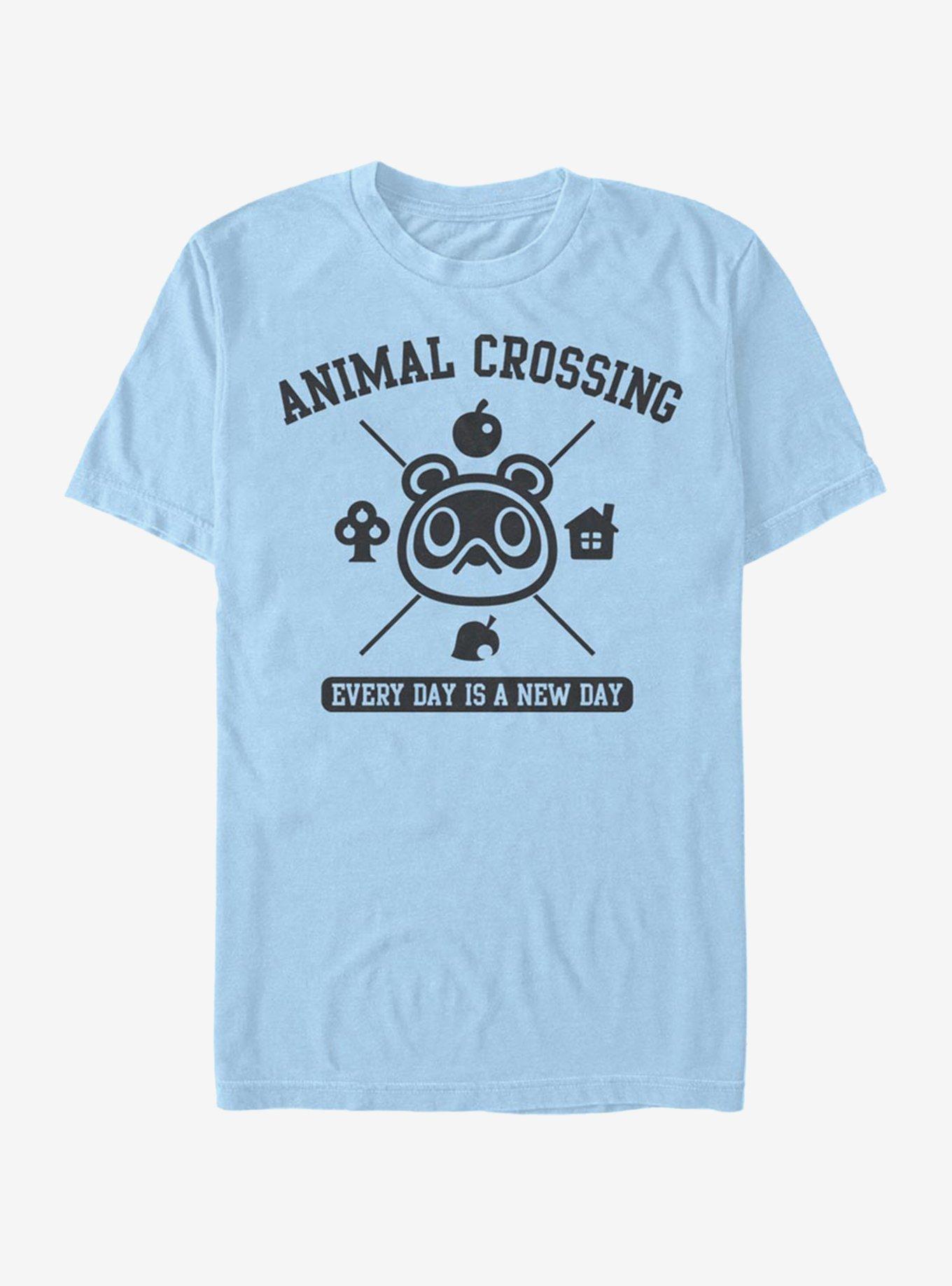 Animal Crossing Every Day T-Shirt, LT BLUE, hi-res