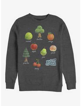 Animal Crossing Fruit and Trees Sweatshirt, , hi-res