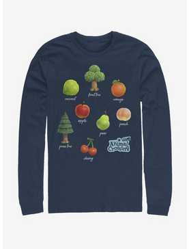 Animal Crossing Fruit and Trees Long-Sleeve T-Shirt, , hi-res