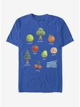 Animal Crossing Fruit and Trees T-Shirt, ROYAL, hi-res