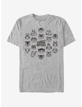 Animal Crossing New Horizons Group T-Shirt, ATH HTR, hi-res