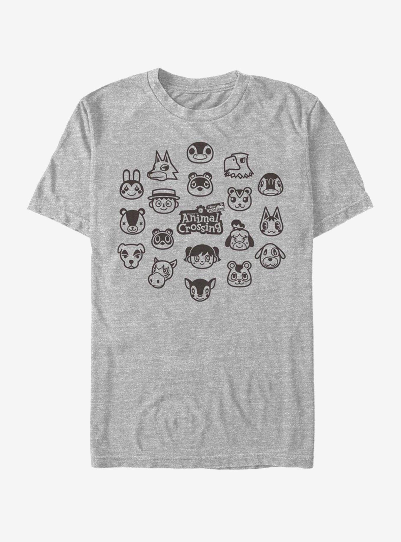 Animal Crossing New Horizons Group T-Shirt, ATH HTR, hi-res