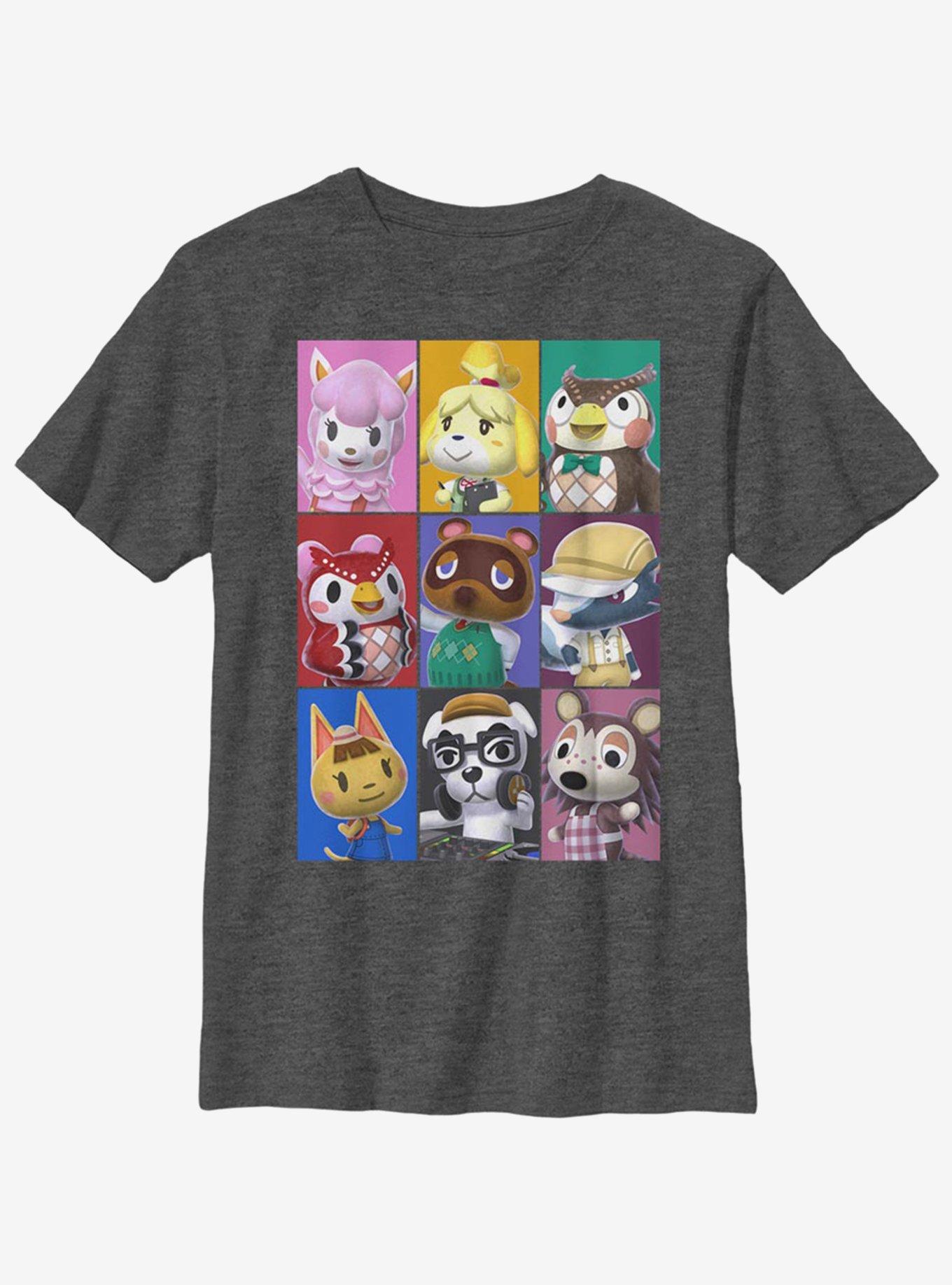 Animal Crossing Animal Blocks Youth T-Shirt, , hi-res