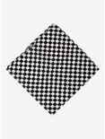 Black & White Checkered Bandana, , hi-res